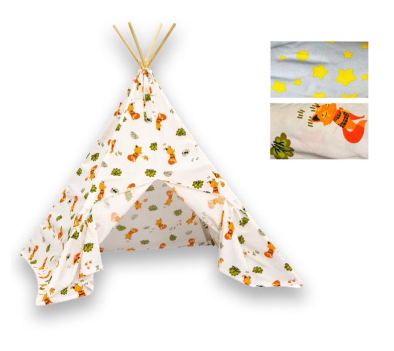 Детска типи палатка от плат за игра, почивка или четене