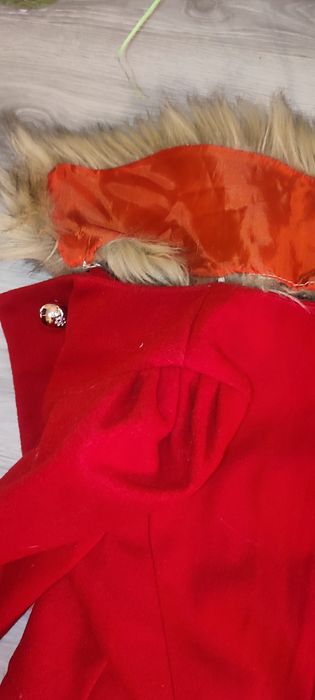 Paltonaș superb, cu eticheta, 100% bumbac, model cambrat, S-XS