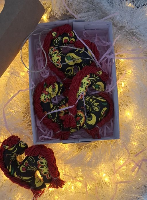 Новогодние игрушки.