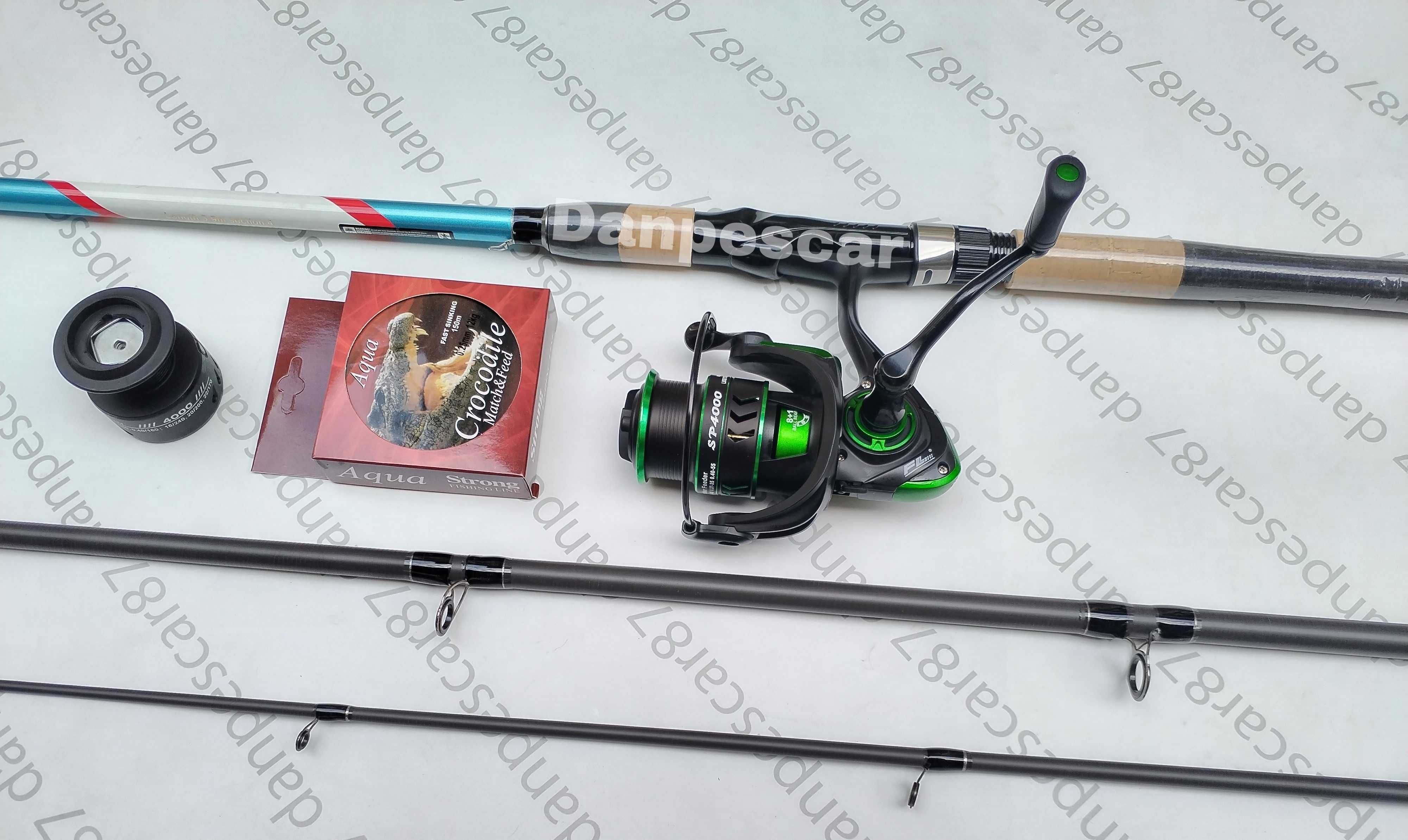 SET FEEDER PRO FL Lanseta ROYAL 3,60m 60-180gr+ Mulineta SP4000+150FIR