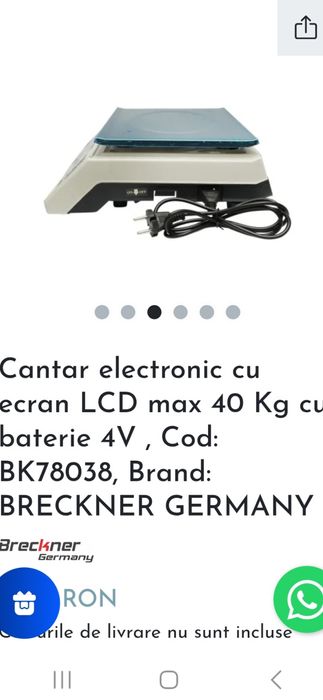 Cantar electronic LCD 40 KG