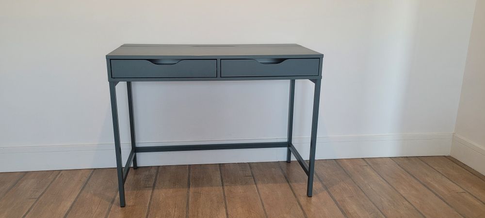 Birou IKEA Alex gri-turcoaz