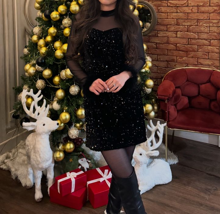 Вечернее короткое платье