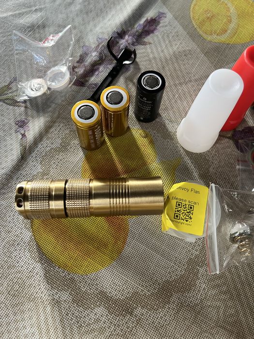 Lanterna Convoy S2+ brass (alama) 18650 18350