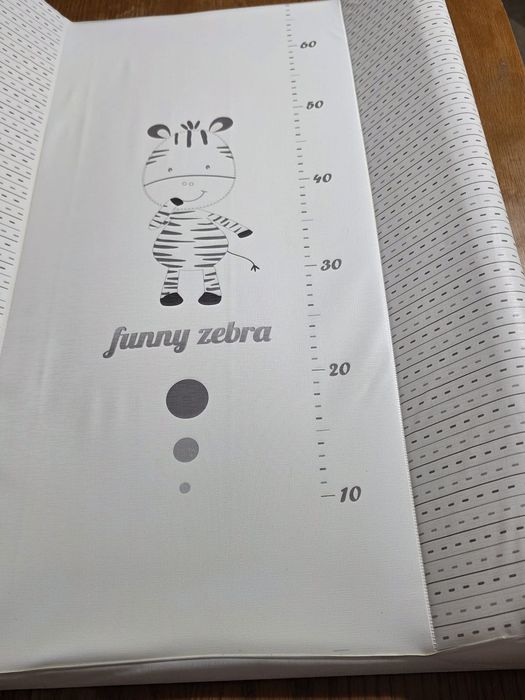 Ceba Baby Saltea de înfășat moale 50×70 Zebra