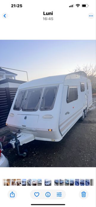 Vând rulota cu 2axe