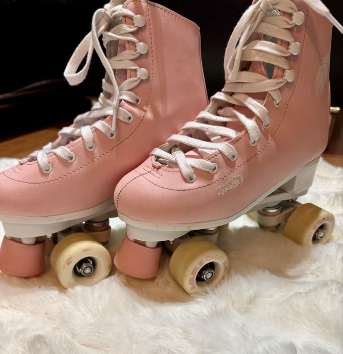 Ролкови кънки за фигурно пързаляне OXELO, QUAD 100,за деца и възрастни