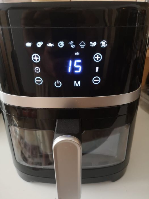 Air fryer nou, friteuza cu oprire automata, protectie supraincalzire