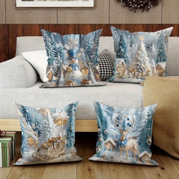 Новогодние подушки