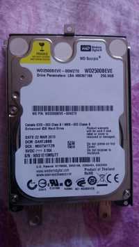 HDD WD Western Digital 250 Gb Leptop