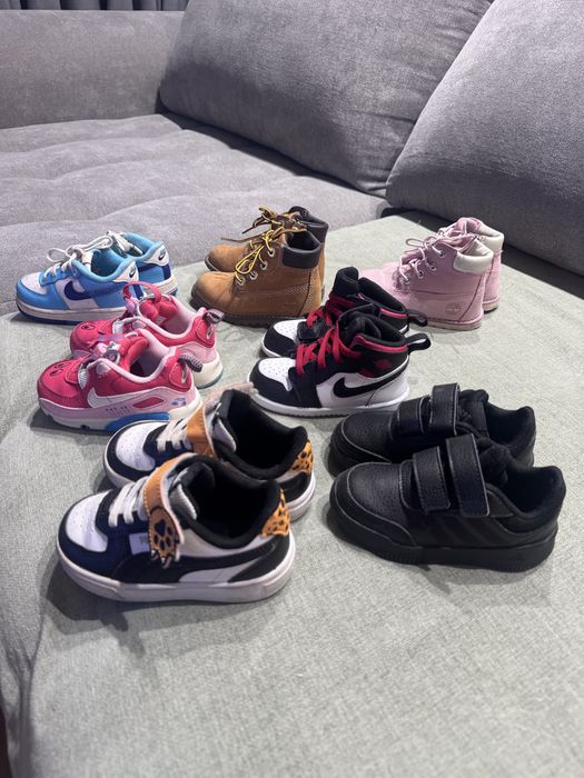 7 чифта маркови детски обувки 23ти номер