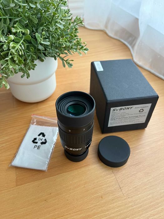 Ocular zoom Svbony 7-21mm SV135 1,25” 60°- 40° pentru telescop