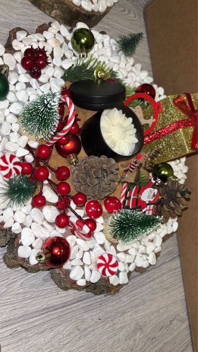 Decorațiuni de Crăciun – aranjamente hand-made