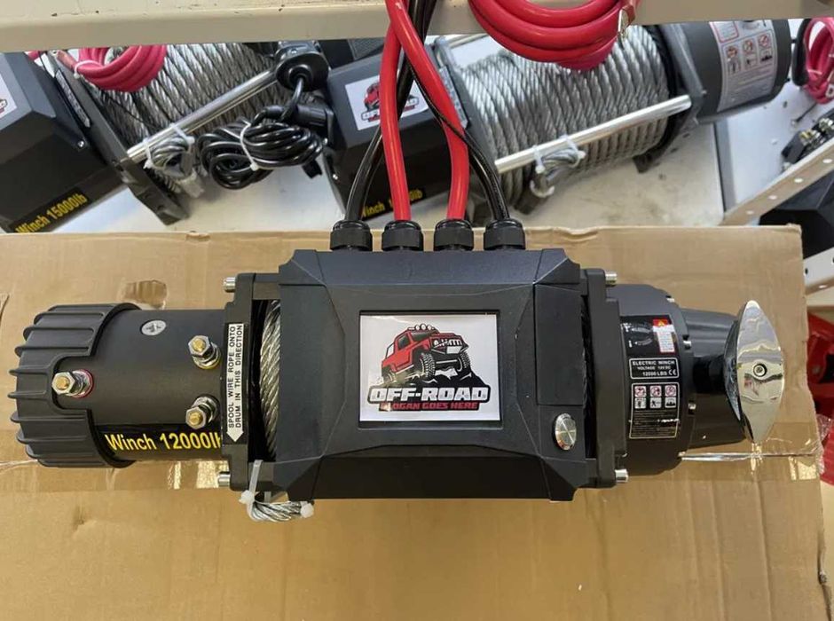 Troliu electric 12V,troliu platforme 6.2tone,13500lbs,nou cu factura