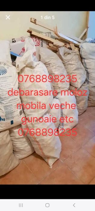 Transport debarasez moloz mobila veche saltele etc