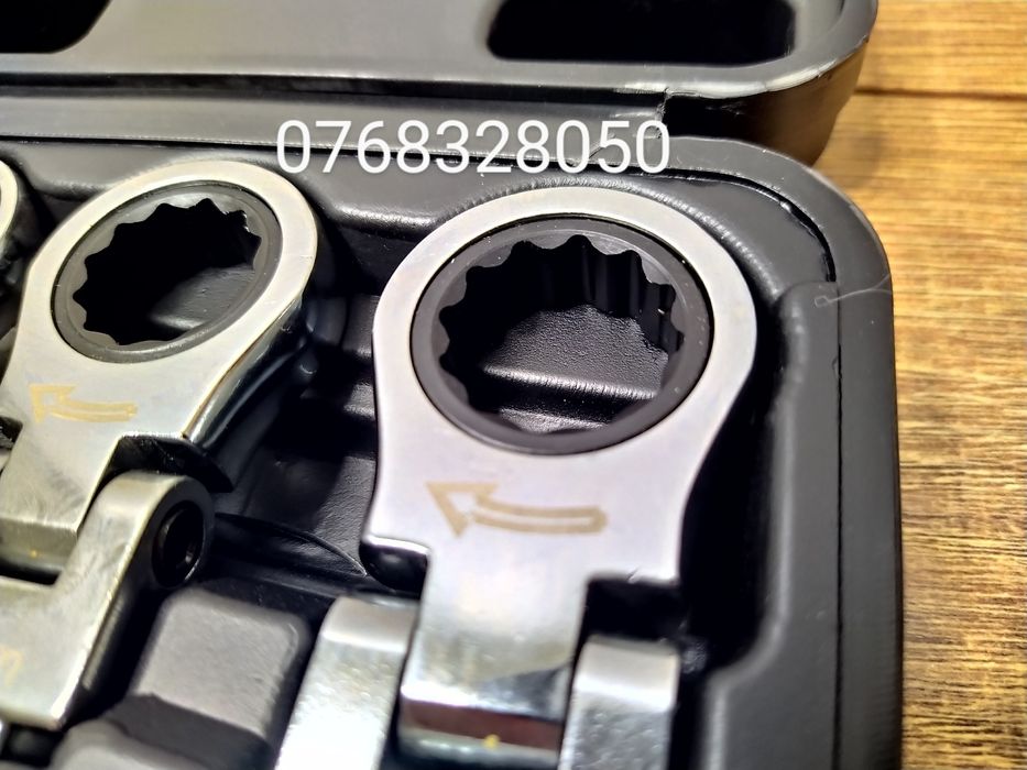 Set chei tubulare cu clichet 6-19mm, 20 piese, CrV