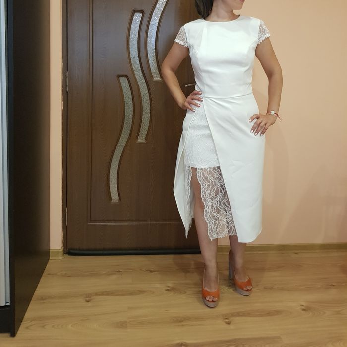 Rochie alba   cununie civila / evenimente