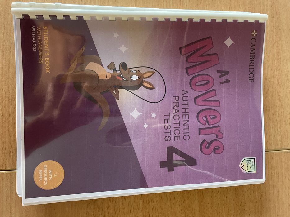 Carti teste Cambridge  Movers/ carti raspunsuri