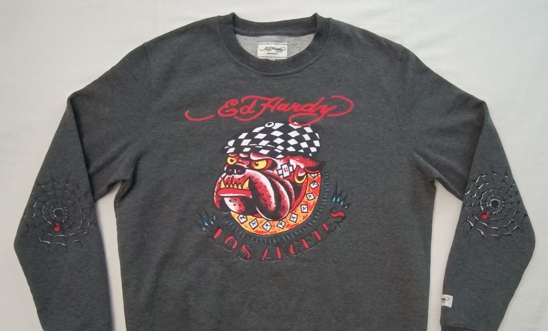 Ed Hardy Sweatshirt оригинално горнище 2XL памучен суичър горница