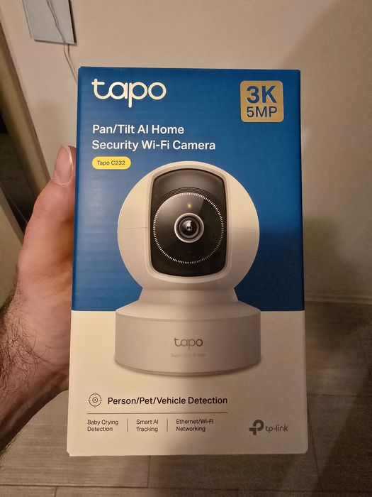 TP-Link Tapo C232 камера 3К, 360-pan