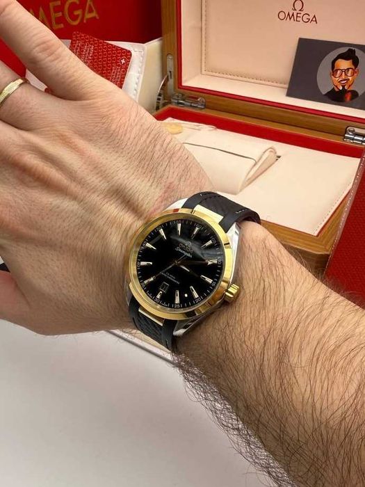 omega seamaster aquaterra сребърно-златно