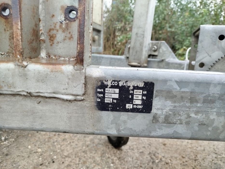 Remorca/Platforma Hulco 3,5T,6m, 3 axe