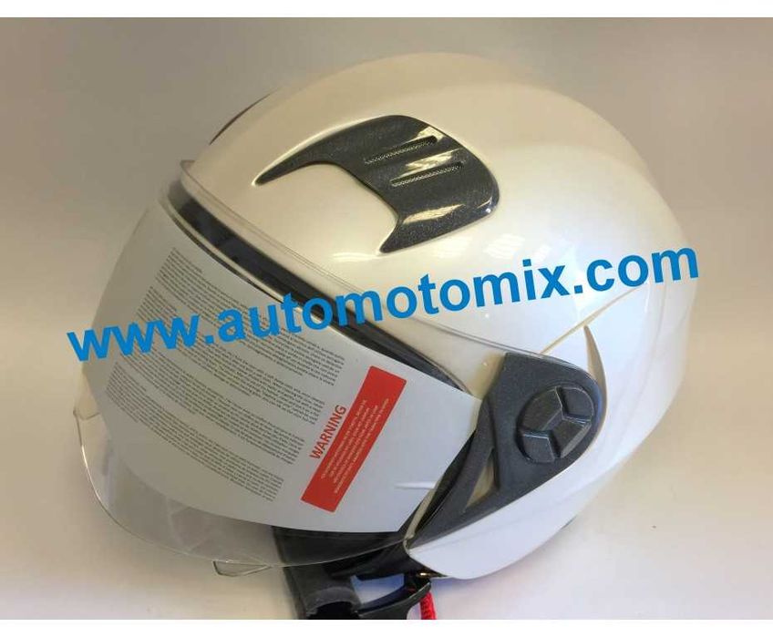 Каска за мотор S-размер,бял цвят - модел 208