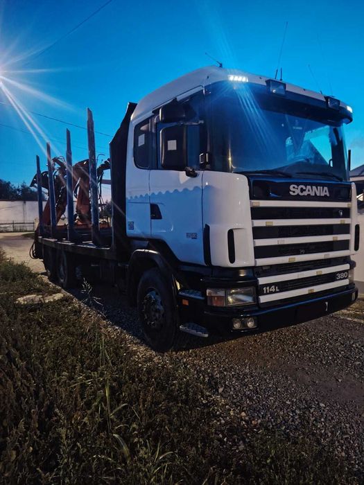 Camion forestier Scania