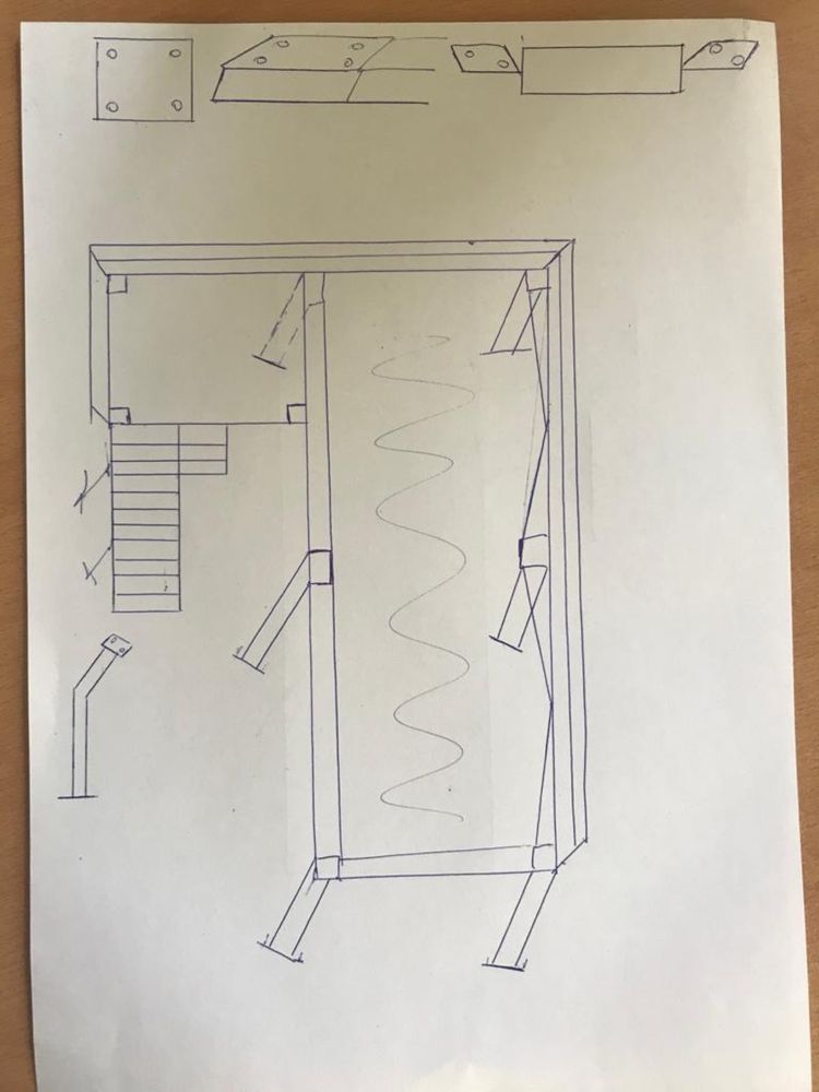 Structura metalica hala casa