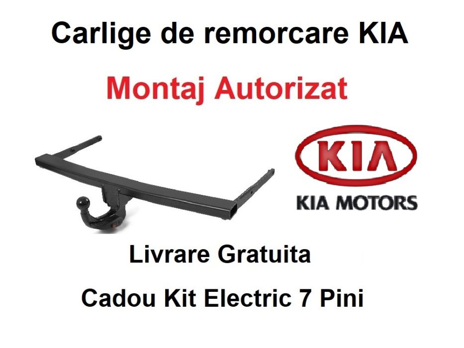 Carlig Remorcare KIA Sportage 2004-2010 - Omologat RAR si EU