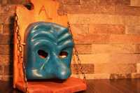 Brighella – Mască Teatrală Commedia dell’Arte Artizanală