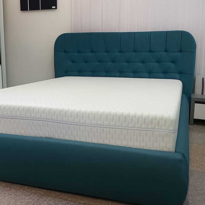 Pat + Saltea Dormeo 160x200 - pat tapitat catifea Tulip Staer