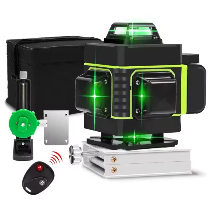 Vand Nivela Laser 16 Linii Verzi 360 Grade Pachet Complet NOU Nivel