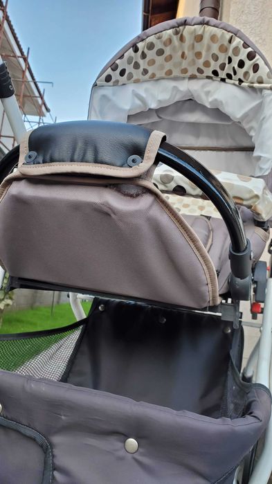 Carucior Krausman 3 in 1 Kraus Combi Dots, Bej