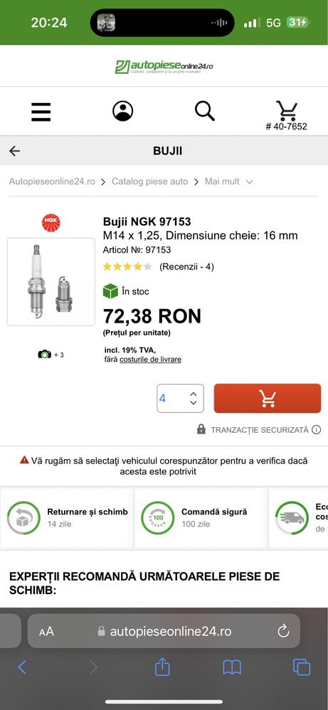 Bujii NGK Laser Iridium Premium (gama VAG)