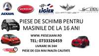 Piese de schimb Aixam / Microcar / Ligier / Chatenet / Jdm / Bellier