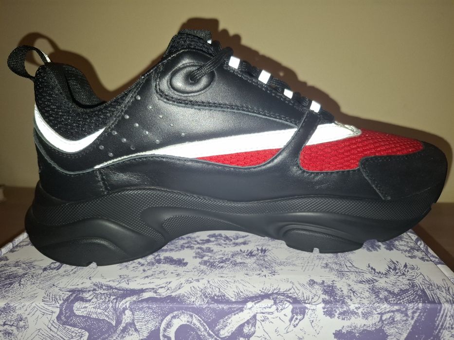 Adidasi Dior B22 Black & Red