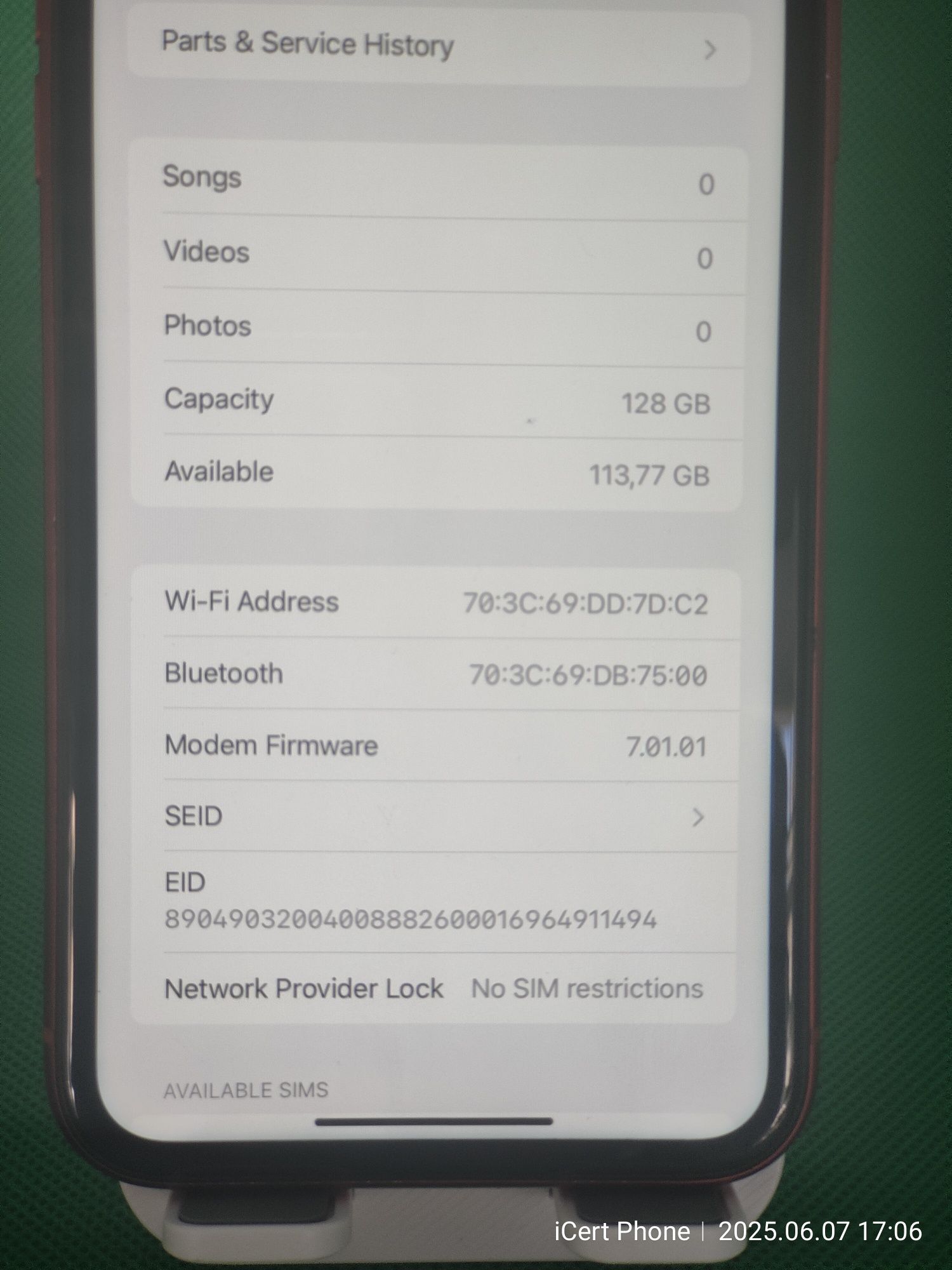 Iphone Xr 128GB *Garantie *
