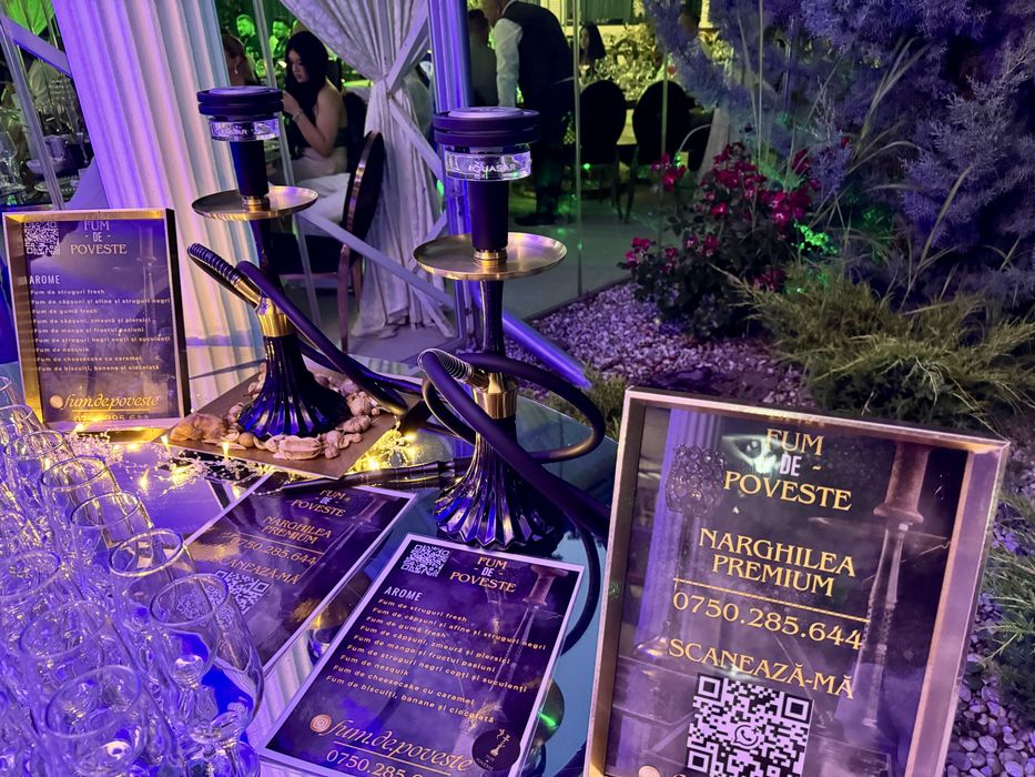 Narghilele pentru evenimente - Premium SHISHA