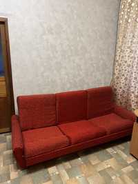 Раскладной диван и два кресла