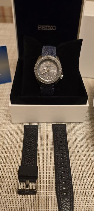 Seiko Automatic Unic – Curea Exotică Pisică de Mare–Super Preț!Impecab