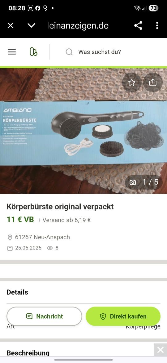 Perie rotativa electrica