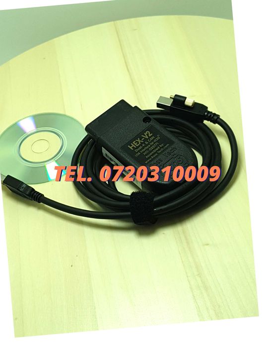 Interfata Auto Vcds Vag Com 253 Hex V2 Limba Romana Engleza