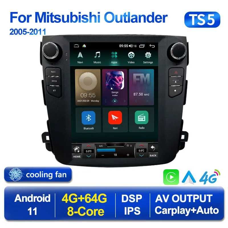 Navigatie Android TESLA Mitsubishi Outlander 2005-2011 1/6 Gb Ram Waze
