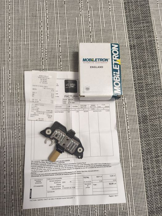 Releu regulator tensiune/ cărbuni alternator vw golf 4 1.4 16v