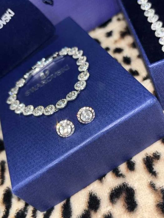 Set Swarovski Angelic, Colier/Bratara/Cercei - Silver