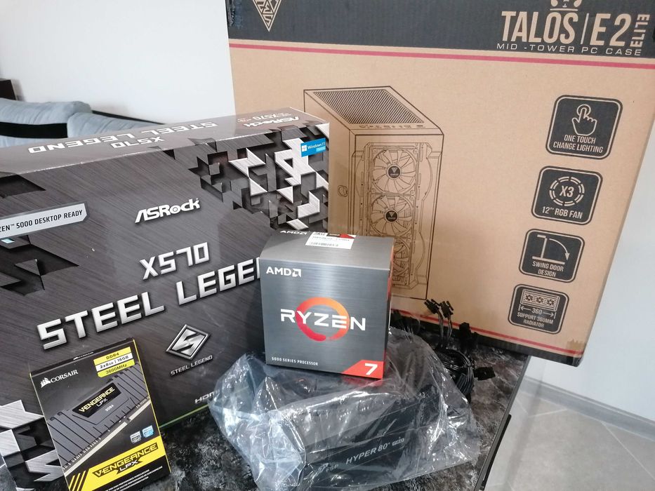 Геймърски Компюрър. Rtx 3060ti, Ryzen 5700x.