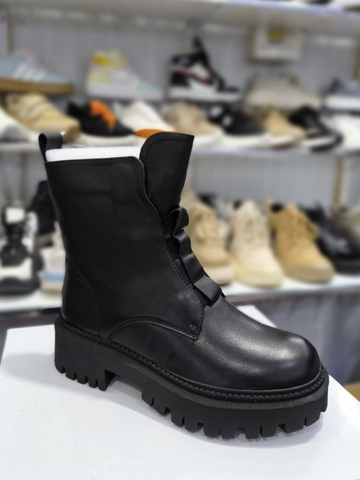 Кожаные сапоги Китай