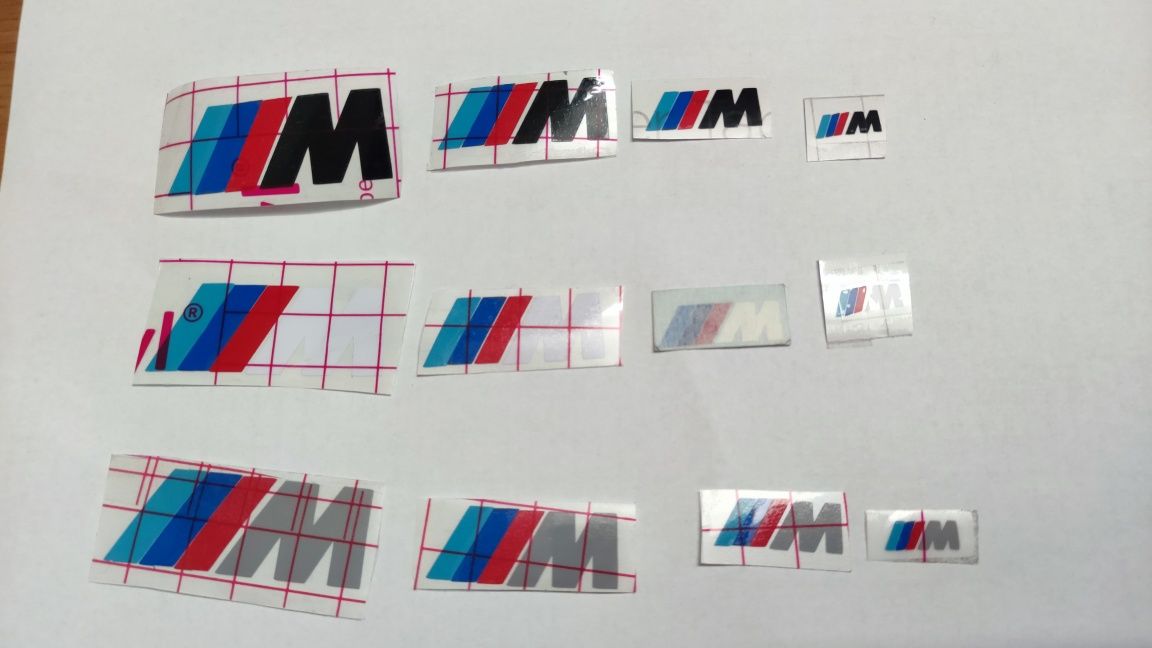 Стикери БМВ М (stiker BMW M) harman