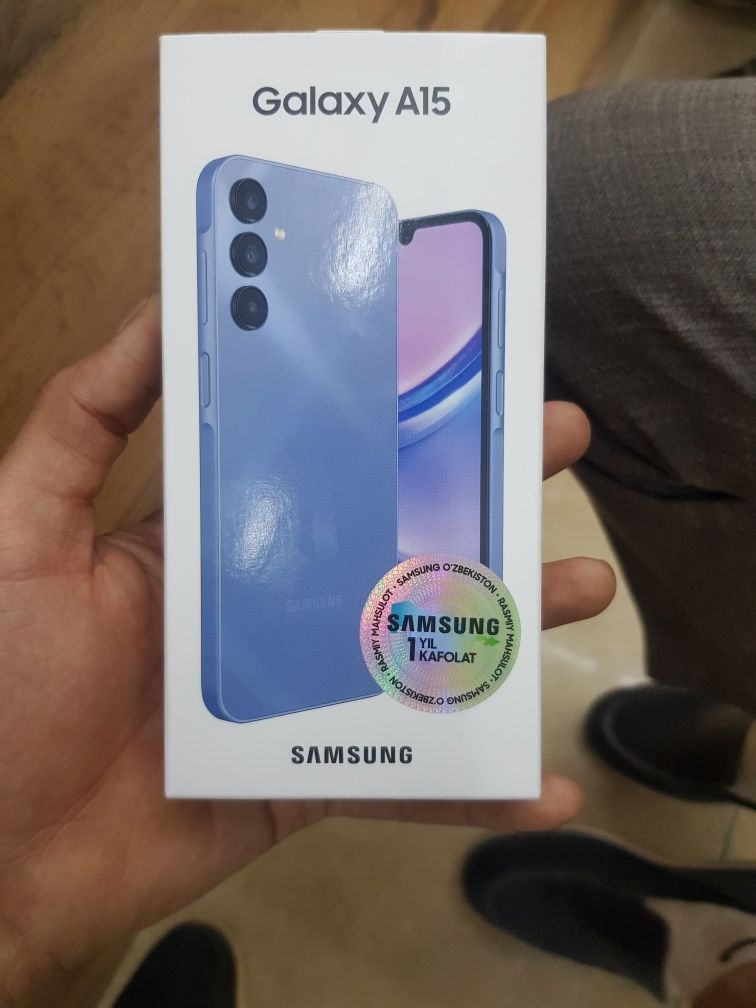 Samsung A15 6/128 gb yangi srochna sotiladi